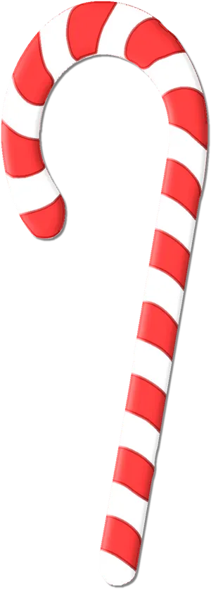 Redand White Candy Cane