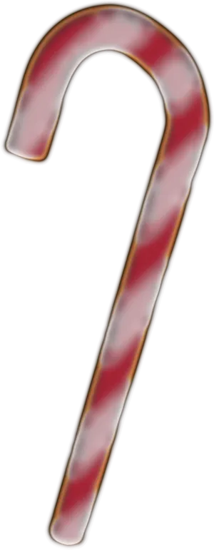 Redand White Candy Cane