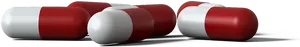 Redand White Capsules PNG