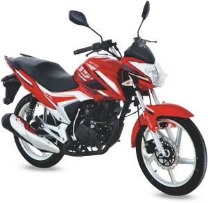 Redand White Motorcycle PNG image
