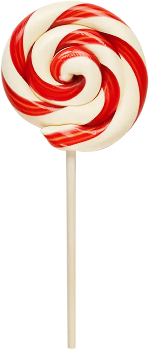 Redand White Peppermint Lollipop PNG image