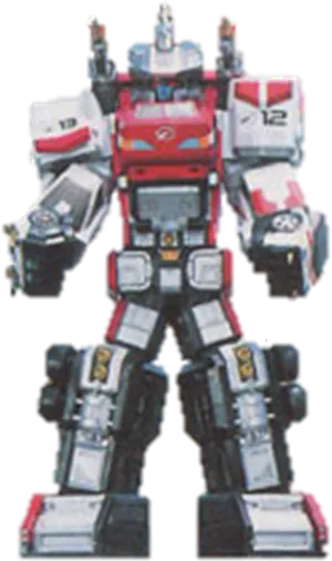 Redand White Robot Toy PNG image