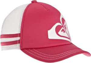 Redand White Trucker Cap PNG