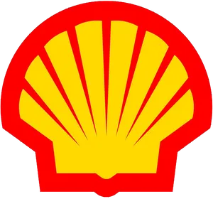 Redand Yellow Scallop Shell Logo PNG image