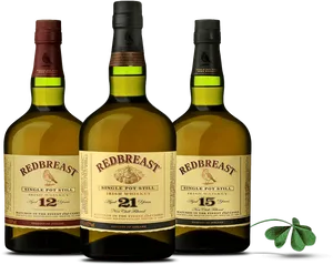 Redbreast Irish Whiskey Collection PNG image