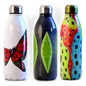 Redbubble Water Bottles Png 06282024 PNG image