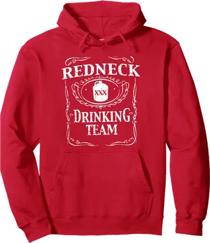 Redneck Drinking Team Hoodie PNG
