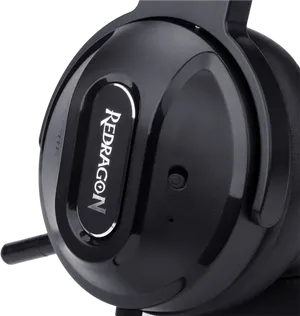 Redragon Headphone Closeup PNG image