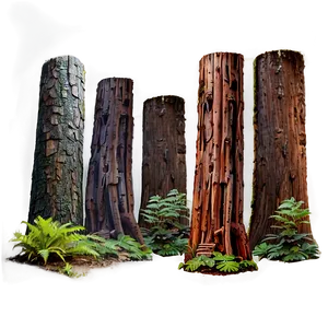 Redwood Forest Giants PNG 3 PNG