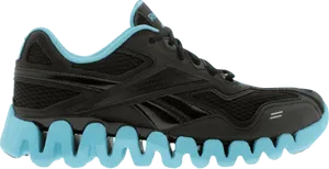 Reebok Blackand Blue Sneaker PNG image