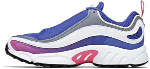 Reebok Classic Blue Purple Sneaker PNG image