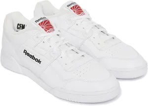 Reebok Classic White Sneakers PNG image