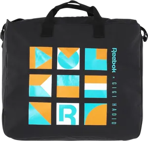 Reebok Gigi Hadid Collaboration Tote Bag PNG image