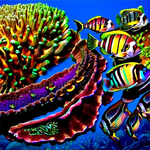 Reef Life In Harmony PNG Gac