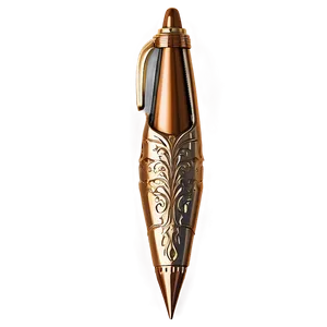 Refined Bronze Pen PNG Xdn60 PNG