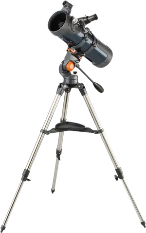 Reflecting Telescopeon Tripod PNG image