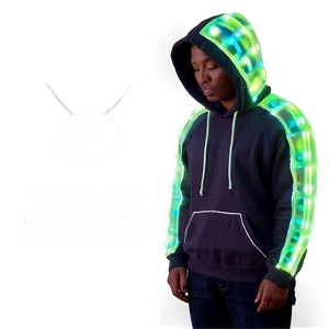 Reflective Safety Hoodie Strings PNG Exy PNG