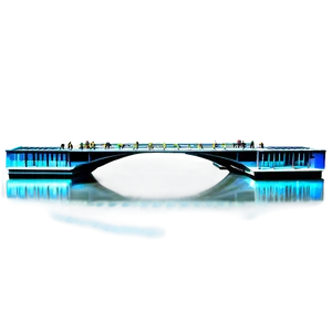 Reflective Water Bridge PNG 40