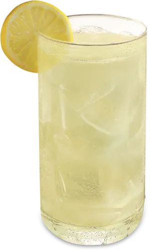 Refreshing Lemonade Glass PNG image