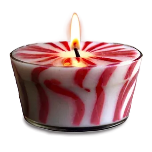 Refreshing Peppermint Candle PNG Kwa