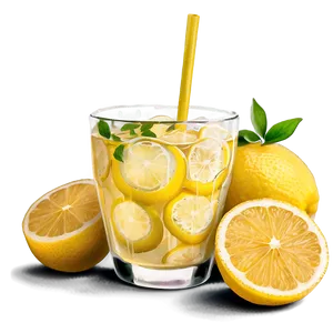 Refreshing Summer Lemonade PNG 05212024