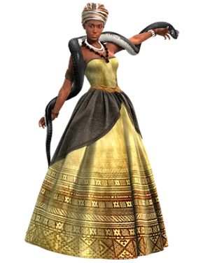 Regal African Queen Render