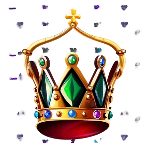 Regal Cartoon Crown PNG Eqm