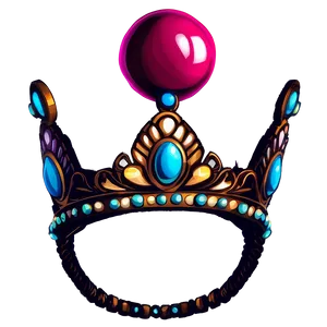 Regal Cartoon Crown PNG Qev