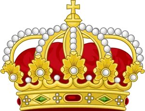 Regal Crown Illustration PNG