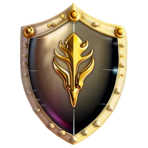 Regal Gold Shield PNG 06282024