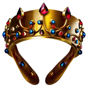 Regal Golden Crown Png Djc PNG image