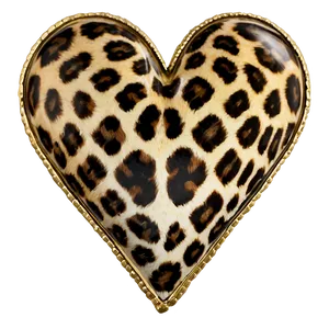 Regal Leopard Heart PNG 46 PNG