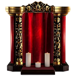 Regal Red Altar PNG Sng PNG