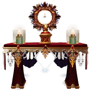 Regal Red Altar PNG Xfk39 PNG