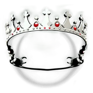 Regal White Crown Clipart PNG Gem PNG