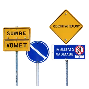 Regulatory Street Signs Png 06212024 PNG image