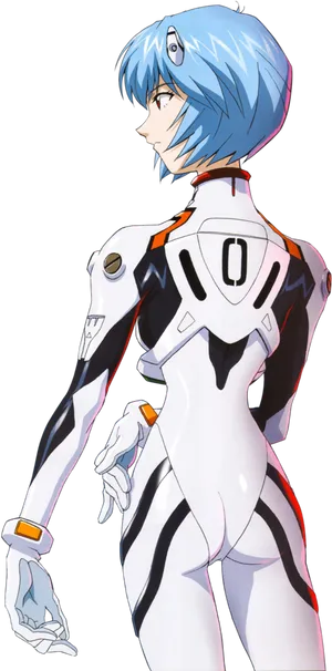 Rei Ayanami Evangelion Character PNG image