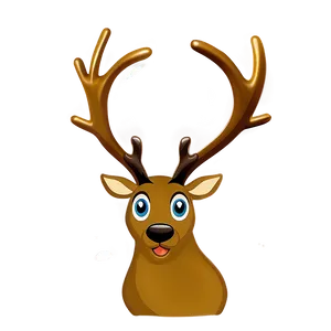 Reindeer Cartoon PNG 23
