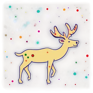 Reindeer Christmas Decor PNG 06122024