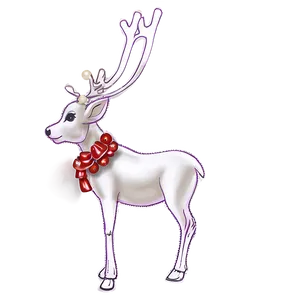 Reindeer Christmas Decor PNG Mgi PNG