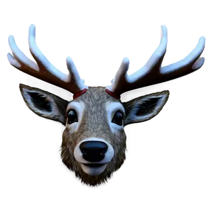 Reindeer Face For Kids Png 06282024 PNG image