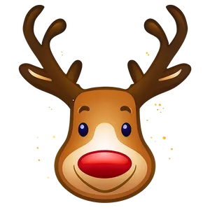 Reindeer Face Icon Png 06282024 PNG image