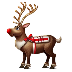 Reindeer Gift Png 32 PNG image