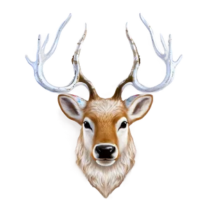 Reindeer Head PNG 05212024