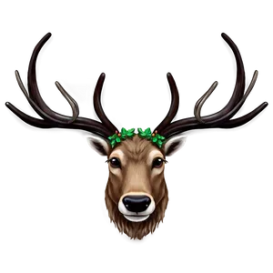 Reindeer Head PNG Apf