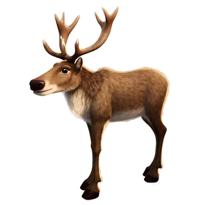 Reindeer In The North Pole Png Qxi PNG image