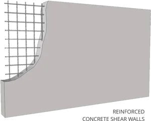 Reinforced Concrete Shear Wall Section PNG
