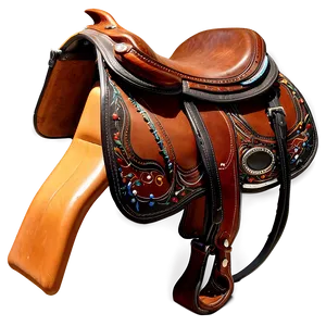 Reining Saddle PNG 06292024 PNG