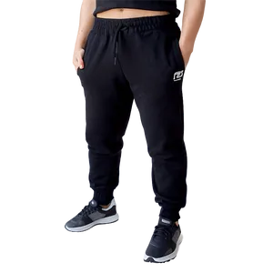Relaxed Fit Black Sweatpants PNG Fko PNG