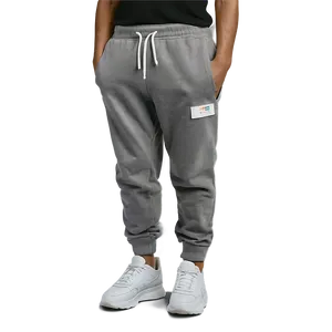 Relaxed Fit Grey Sweatpants PNG 06282024 PNG